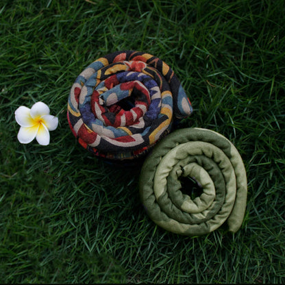 Universal Spiral Lock Hair Tie – Bendable Dreadlock Accessory for Thick Hair (Secret Garden)