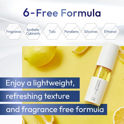 Unlabel LAB Vitamin C Serum – Ultra-High-Pressure, Fragrance-Free, 50mL, Made in Japan