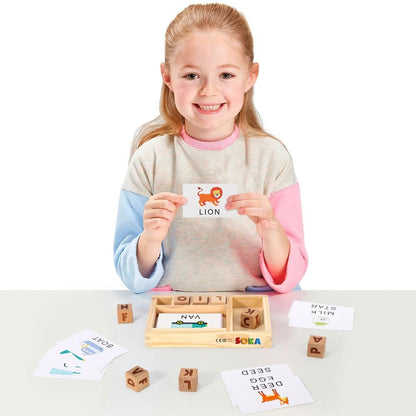 SOKA Wooden Spelling Game 0000274
