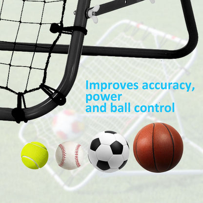 Pro Rebounder Net: Football Training Aid for Kids & Adults - Adjustable & Durable - HOMCOM