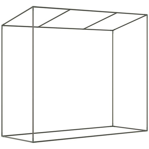 Outsunny Walk-in Garden Greenhouse | Steel Frame, Roll Up Door, Weatherproof, Portable | 200x76x168cm