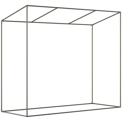 Outsunny Walk-in Garden Greenhouse | Steel Frame, Roll Up Door, Weatherproof, Portable | 200x76x168cm