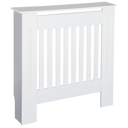 Radiator Cover Wooden Cabinet Shelving Home Office Vertical Slattted Vent