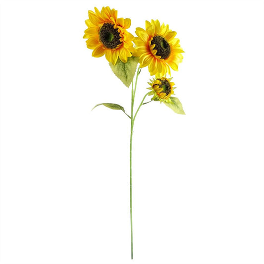 Pack of 6 x 88cm Yellow Artificial Sunflower - 18 heads