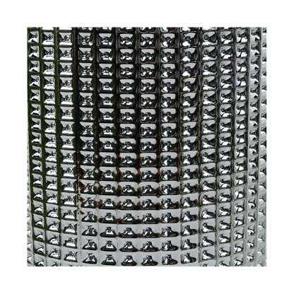 Exquisite 30cm Silver Dot Glass Vase