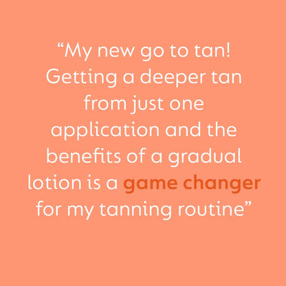 He-Shi Med/Dark Gradual Tan - Professional Self Tan for Smooth, Bronzed Skin - Easy Application - Long-lasting