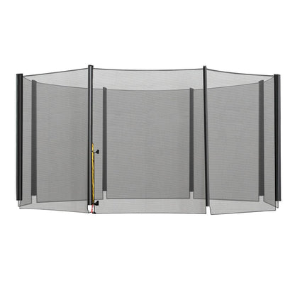 Premium 13FT Trampoline Replacement Net - Safe, Durable, Easy Install - 8 Pole Enclosure Net