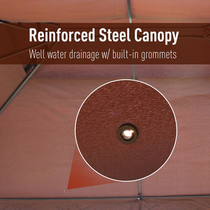 Premium 3x4m Metal Gazebo: Strong, Stylish Shade Pavilion