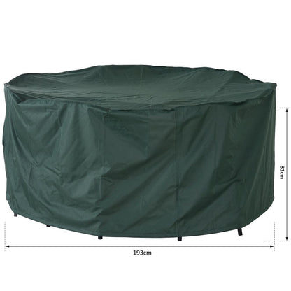 600D Waterproof Outdoor Furniture Cover | Durable PVC Coated | Green | Protect Patio Sets