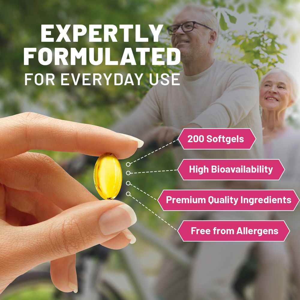Odourless Garlic Capsules | 45,000mg per softgel | 200 softgels (not Tablets) Super High Strength | Cold Pressed and Deodourised Premium Garlic Oil Extract from Allium Sativum