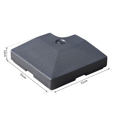 Strong and Portable Umbrella Base Weights - Securely Anchor Your Outdoor Parasol Stand