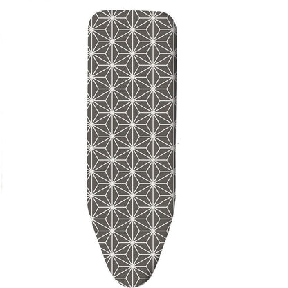 Vinsani Modern Ironing Board Cover Multi Fit New Foam Back padding 100% Cotton Easy Fit, 140 x 52 cm, Made in EU (Iron Board not included)