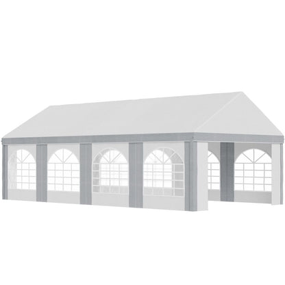 8x4m Party Tent - Marquee Gazebo with Sides, Windows & Doors