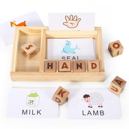 SOKA Wooden Spelling Game 0000274