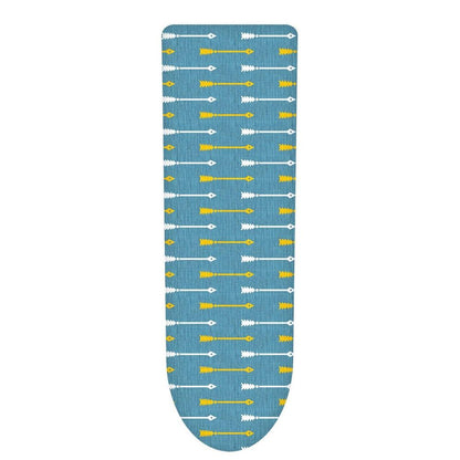 Vinsani Modern Ironing Board Cover Multi Fit New Foam Back padding 100% Cotton Easy Fit, 140 x 52 cm, Made in EU (Iron Board not included)