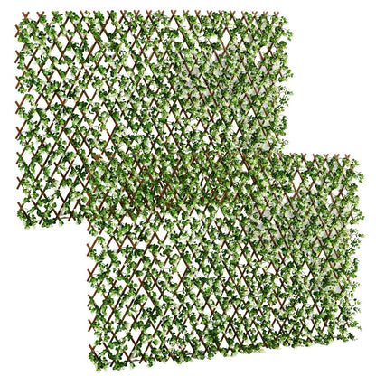 Outsunny Artificial Eucalyptus Decorative Trellis, 2m x 1m, High Quality