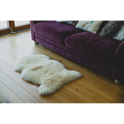 Natural  Sheepskin Rug Single Pelt - Natural Ivory & Cream Colouring