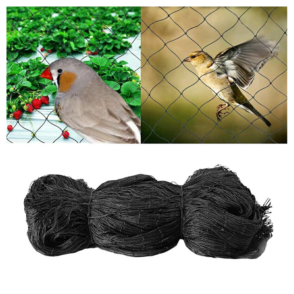 12 X GARDEN NETTING 2M X 10M - Anti Bird Pond Net Protect Plants Veg Crops Fruit Fine Mesh