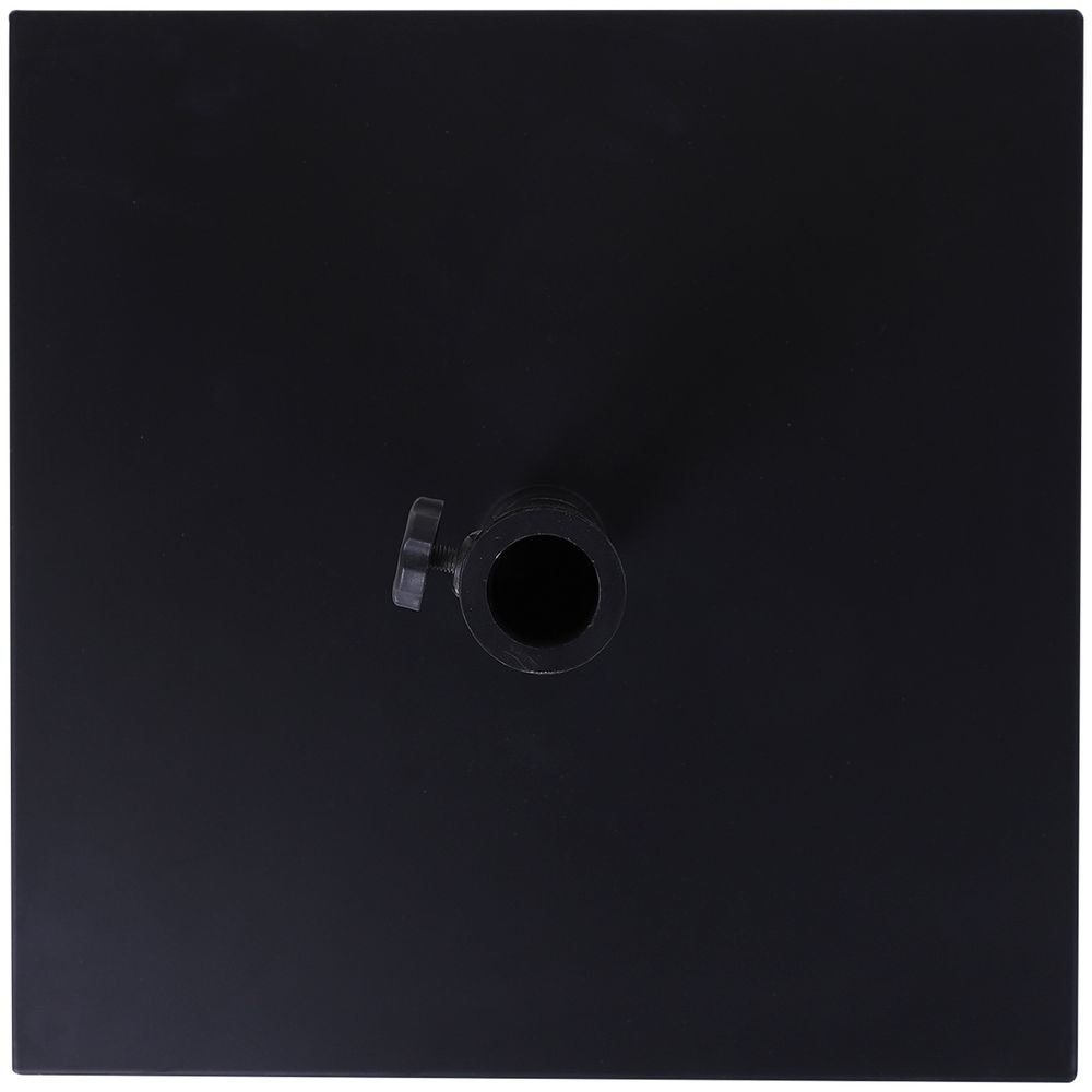 Outsunny Steel Heavy Duty Adjustable Parasol Base - Black