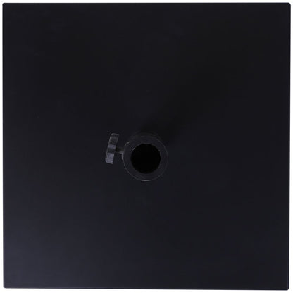 Outsunny Steel Heavy Duty Adjustable Parasol Base - Black