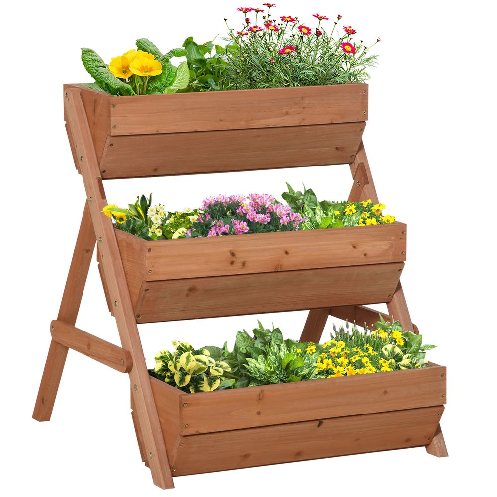 Premium Outdoor Wooden Raised Garden Bed - Versatile, Durable, Stylish Design for Luscious Plant Growth