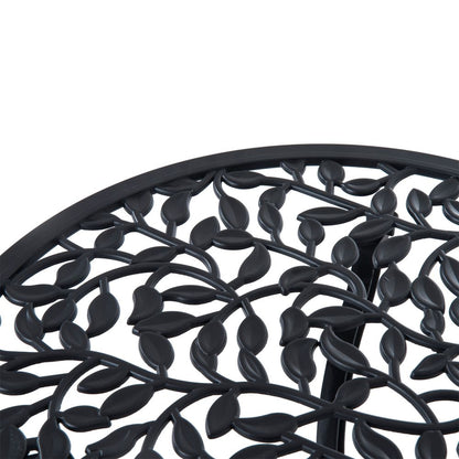 Premium Cast Aluminium 3-Pcs Bistro Set: Elegant Design, Durable Construction - Perfect for Any Outdoor Setting
