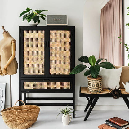 Uno G9 Rattan Sideboard, Bookcase, Wardrobe