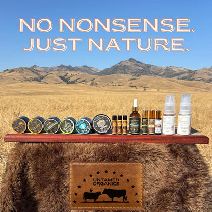 Untamed Organics Tallow Hair Clay | Medium Hold, Natural Finish | Grass-Fed Tallow Pomade | 2 FL. OZ.