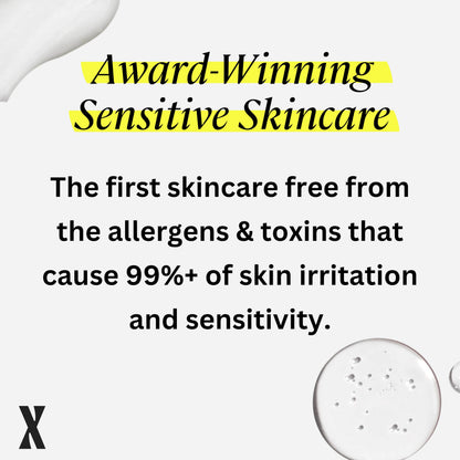 Untoxicated Moisturizing Lotion – Sensitive Skin Daily Moisturizer (Ceramides + Hyaluronic Acid) – Fragrance-Free, Oil-Free, Non-Comedogenic – 10 oz