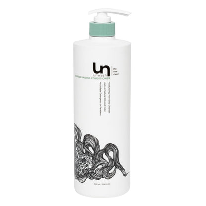 Unwash Bio-Cleansing Conditioner – Gentle Hydrating Co-Wash for Curly & Dry Hair, 33.8 fl oz