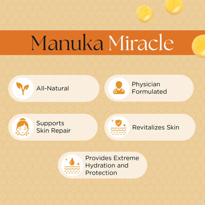UpWellness Manuka Miracle – 100% Natural Manuka Honey Lotion for Smooth, Radiant Skin | Physician-Formulated