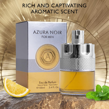 Azura Noir for Men Eau de Parfum | URBAN COLLECTION – Woody Spicy, 100ml