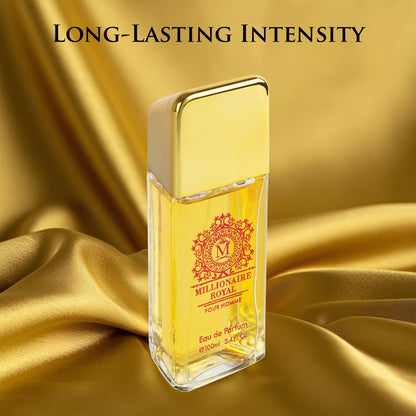 Urban Collection Millionaire Royal for Men – Oriental Fresh Woody Fragrance | 100ml | Paraben-Free, Vegan & Cruelty-Free