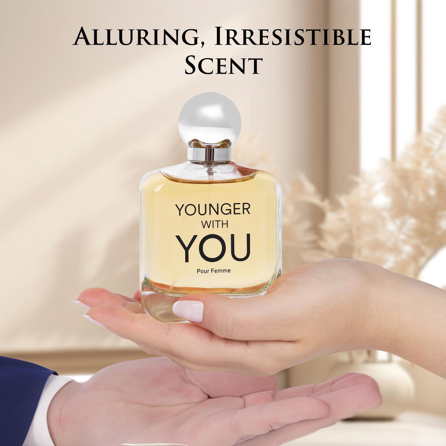 Urban Collection Younger With You for Women – Floral Fruity EDP, Rose & Vanilla Base, Raspberry & Neroli Top, 100ml | Vegan & Cruelty-Free