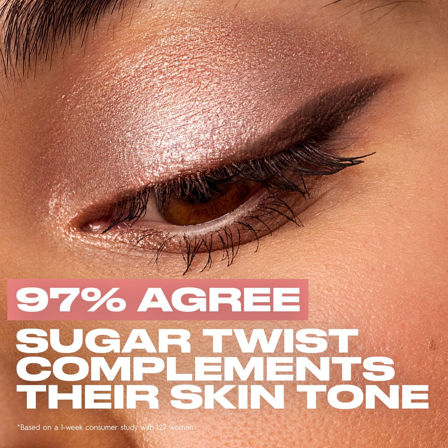 URBAN DECAY 24/7 Glaze-On Liquid Eyeshadow Sugar Twist - Rose Gold Shimmer | Built-In Brush, Crease-Resistant