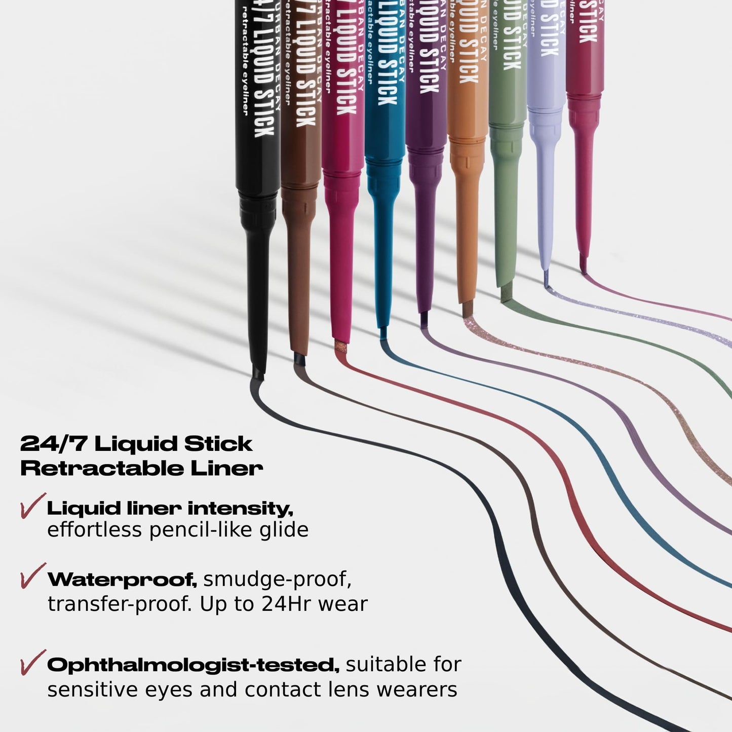 Urban Decay 24/7 Liquid Stick Eyeliner – Waterproof, Smudge-Proof, Dual-Ended