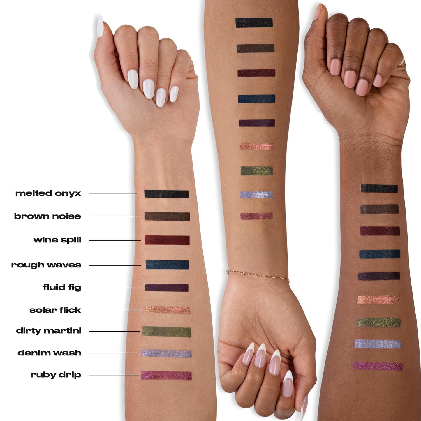 Urban Decay 24/7 Liquid Stick Waterproof Eyeliner – Fluid Fig, Dual-Ended Gel Liner, Up to 24HR Wear