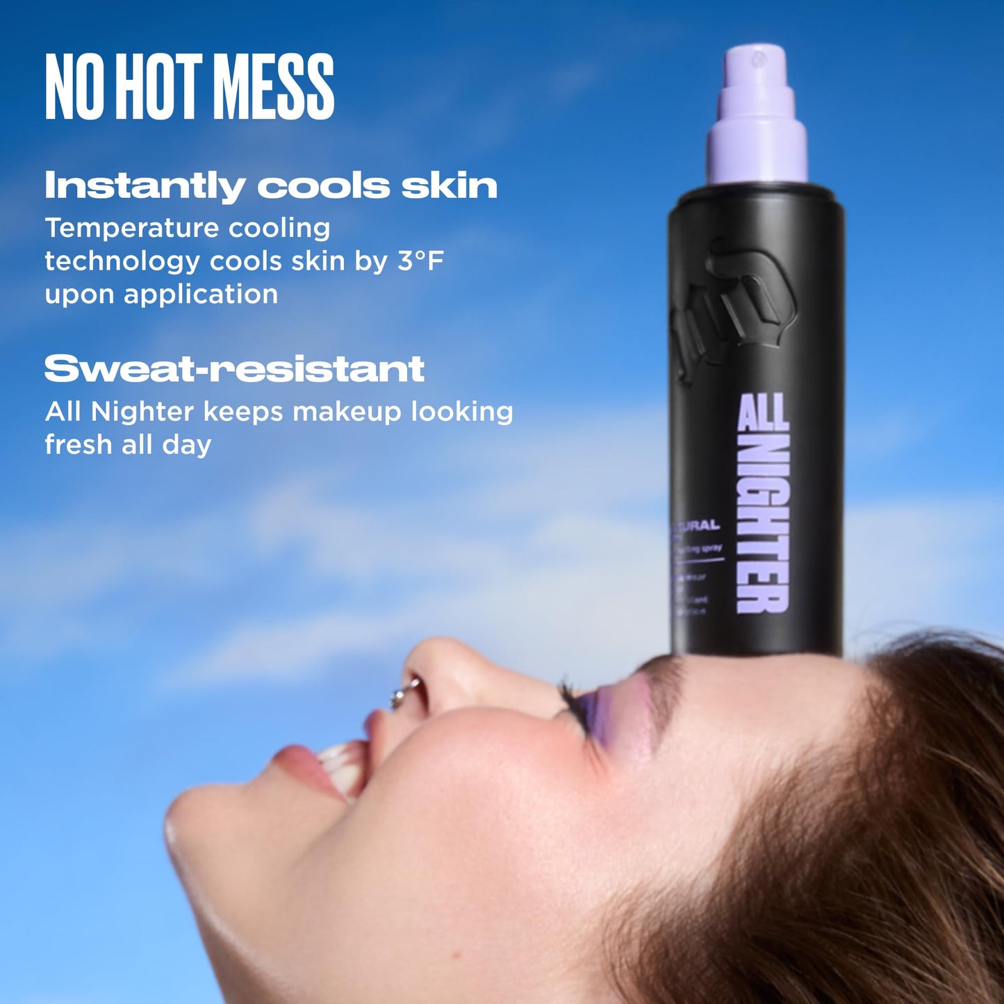Urban Decay All Nighter Waterproof Setting Spray Travel Mini Set – Up to 24HR Wear