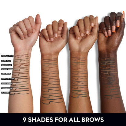 Urban Decay Brow Blade 2-in-1 Eyebrow Pencil & Ink Stain – Waterproof, 24HR Wear – Brunette Betty
