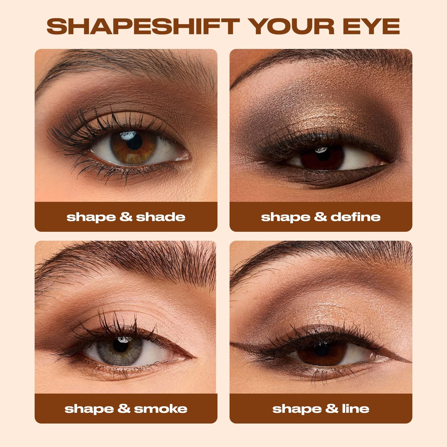 Urban Decay Naked Shaped Palette – Warm Neutral Eye & Face Multi-Use Kit (14 Shades)