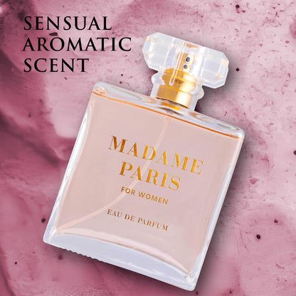 Madame Paris for Women Eau de Parfum – URBAN COLLECTION, 3.4 oz | Jasmine & May Rose