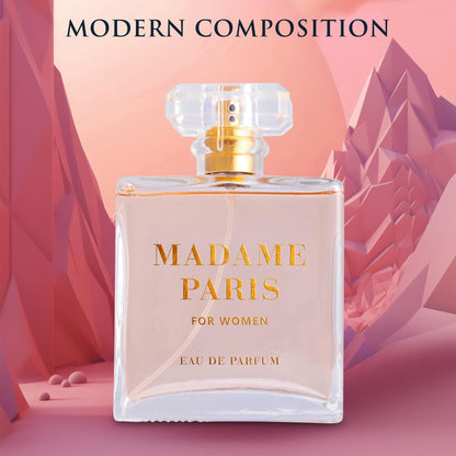 Madame Paris for Women Eau de Parfum – URBAN COLLECTION, 3.4 oz | Jasmine & May Rose