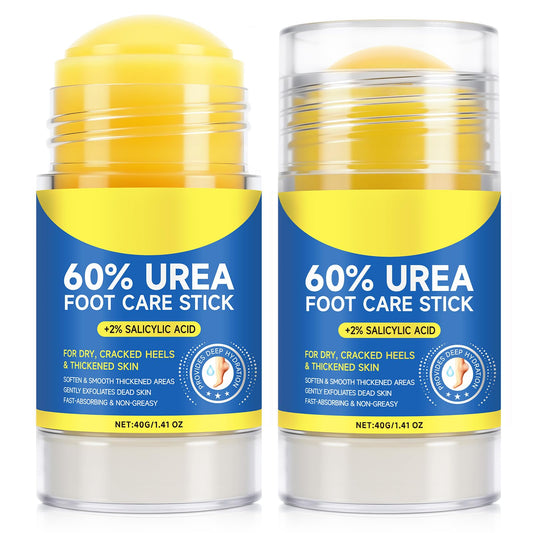 60% Urea Foot Care Stick with 2% Salicylic Acid – Deep Moisture & Gentle Exfoliation, 1.41 oz