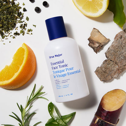 Ursa Major Essential Face Tonic — 4-in-1 Toner for Cleanse, Exfoliate, Soothe & Hydrate