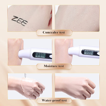Ursoulney Mushroom Head Air Cushion CC Cream – Full Coverage Cushion Foundation (2 Pcs Buff Beige)