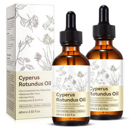 Uruses 2-Pack Cyperus Rotundus Oil – Natural Hair Reduction & Skin Moisturizing