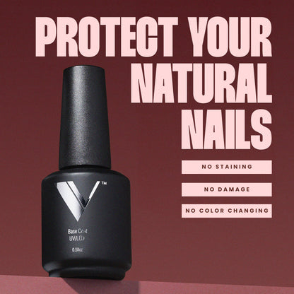 V Beauty Pure Gel Base Coat – Strong Adhesion, Smooth Foundation & Long-Lasting Gel Manicure