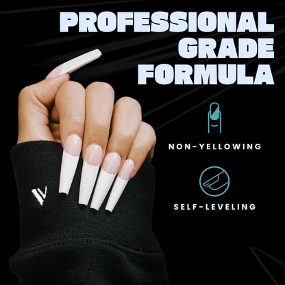 V Beauty Pure Monomer Acrylic Nail Liquid 32oz – Long-Lasting, Non-Yellowing, Smooth & Glossy Finish