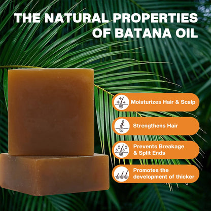 VAEYAE Batana Oil Solid Shampoo & Conditioner Bar — 2-Piece Set for All Hair Types