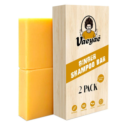 VAEYAE Ginger Shampoo Bar for Hair Growth & Thickening – 2 Bars